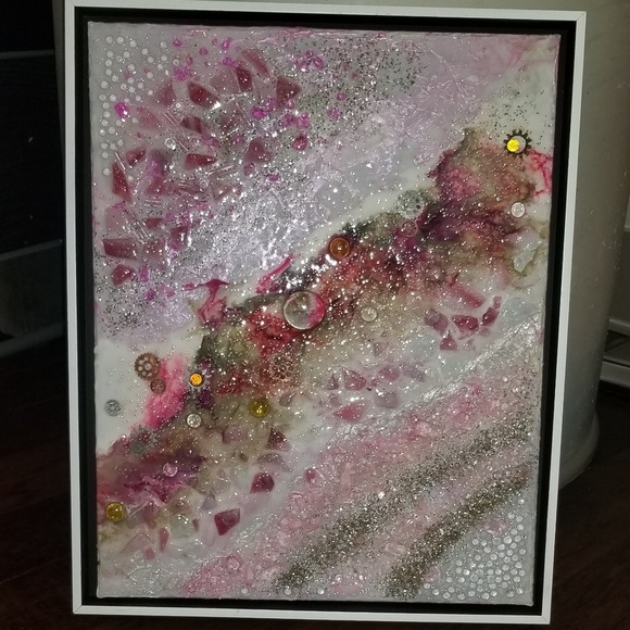 Art Accessories - [SOLD]✔ORIGINAL GLASS, RESIN, MIXED MEDIA ART